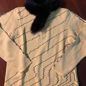 Pale yellow Jamie Sadock sweater….EUC!!